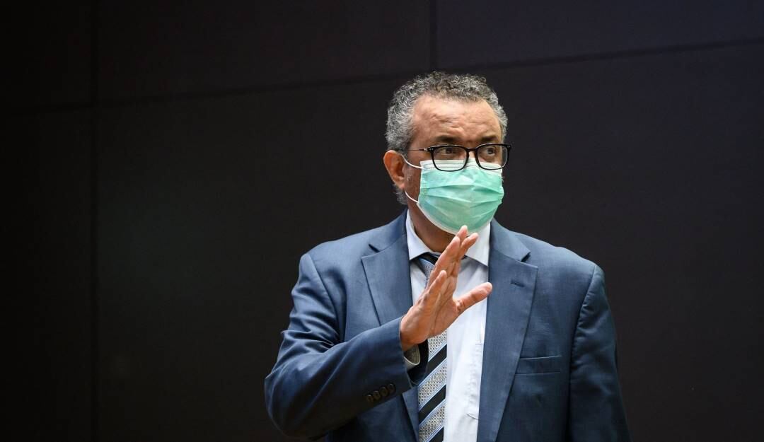 El director de la Organización Mundial de la Salud (OMS), Tedros Adhanom.      Foto: Getty 