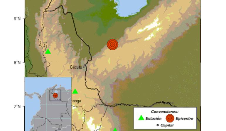 Sismo frontera con Venezuela 
