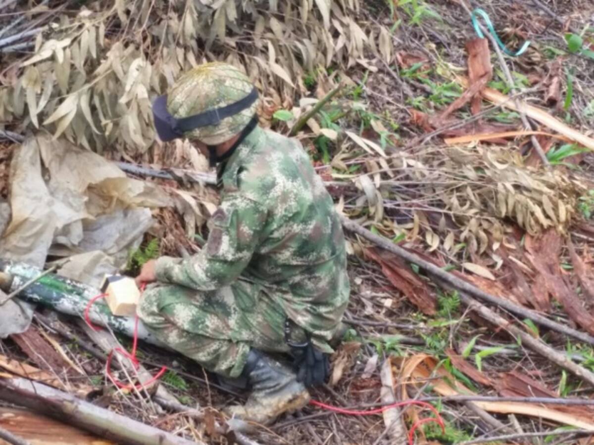 En el Cauca fueron destruidos un laboratorio de coca y explosivos del Eln