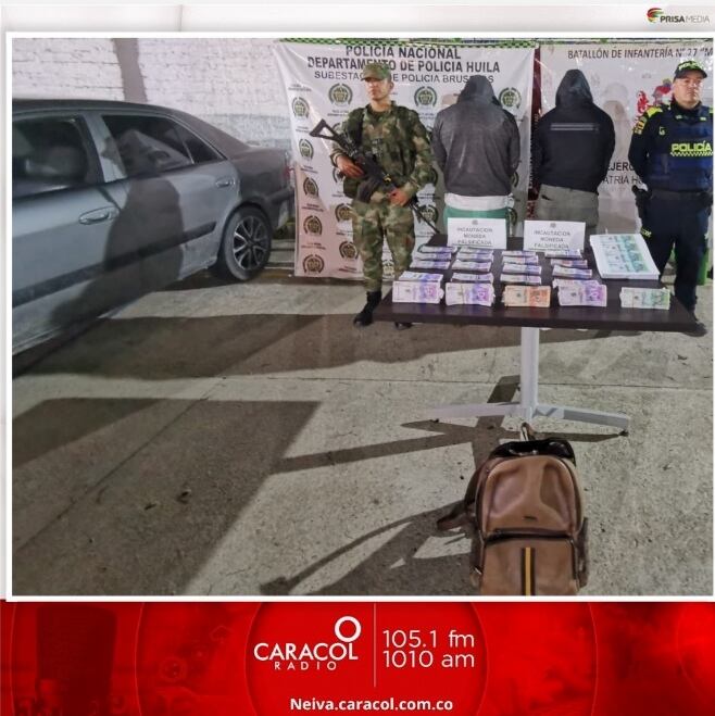 Es así como en las últimas horas se logró la incautación de $251.620.000 en billetes falsos; los que pretendían ser distribuidos en diferentes departamentos del país.