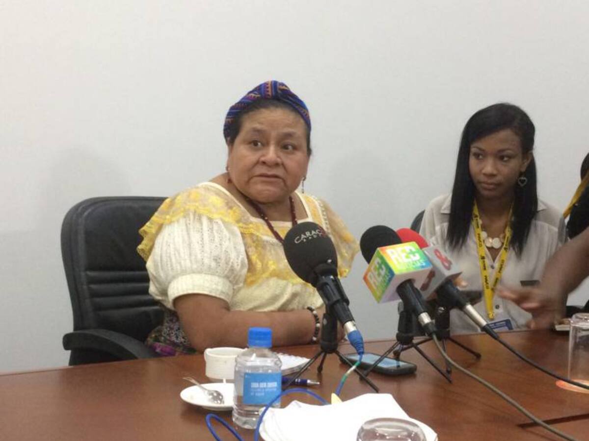 La firma del acuerdo de paz es una noticia que todo el mundo estaba esperando: Rigoberta Menchú
