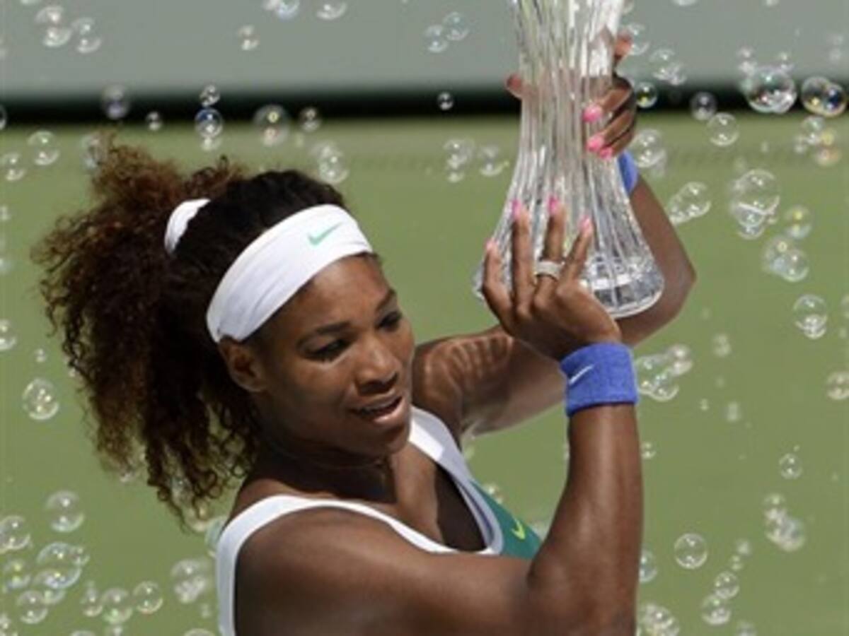 Serena Williams está a un escalón de entrar al 'Olímpo' del Tenis