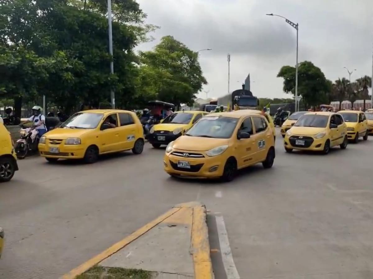 Robos de taxis en Barranquilla mantienen en alerta al gremio de transporte