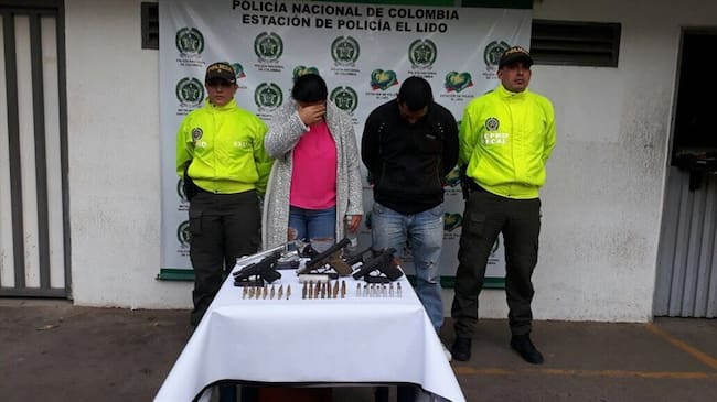 Capturan a la excompañera sentimental de alias Gandhi. Foto: Policía Metropolitana de Cali