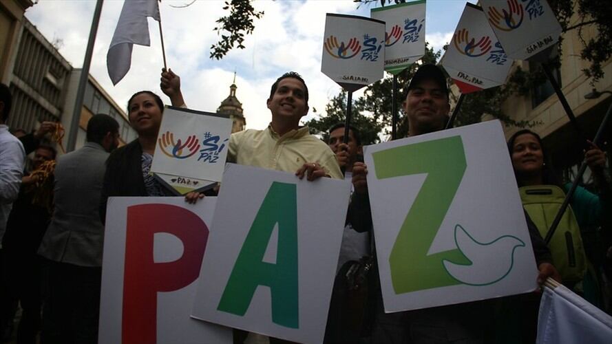 Campaña del Sí al plebiscito. Foto: Colprensa