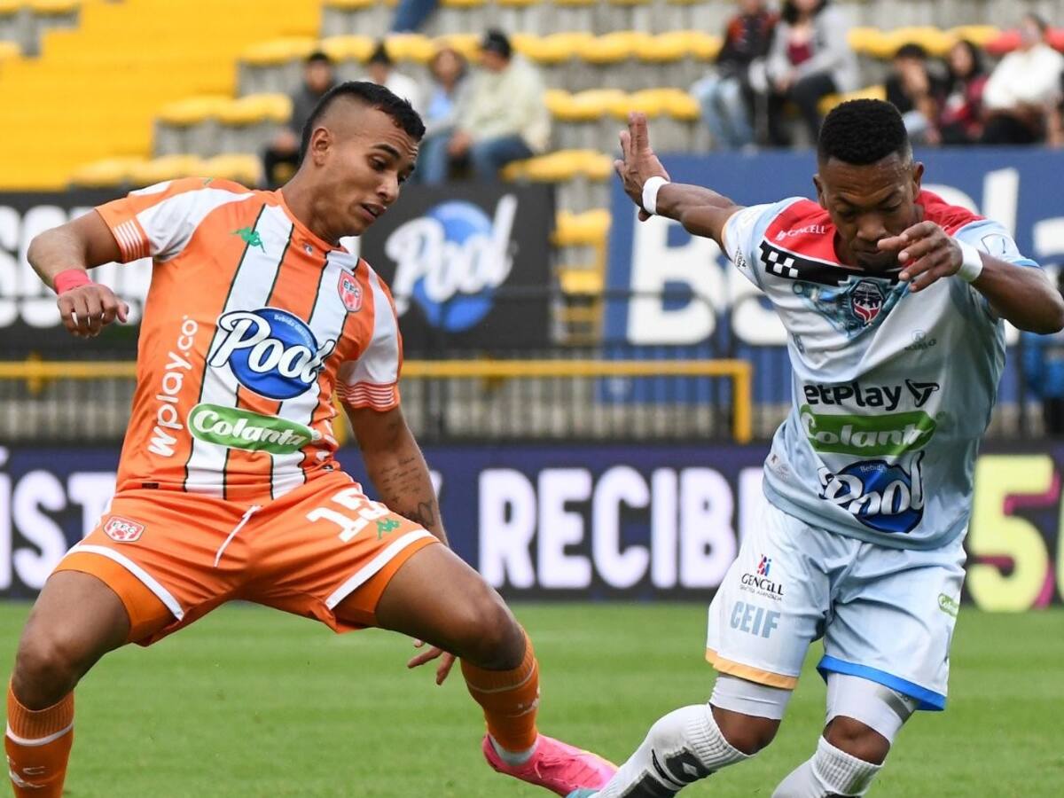 Fortaleza y Envigado terminaron empatando en un disputado encuentro