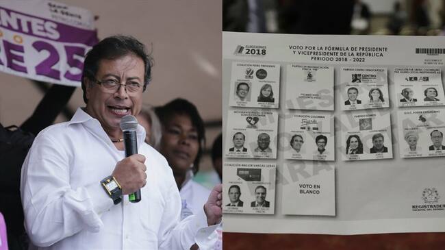 Un hecho de negligencia frente al cambio de logo de Colombia Humana de Gustavo Petro en el tarjetón en la Registraduría ha puesto a tambalear elección presidencial. Foto: Colprensa