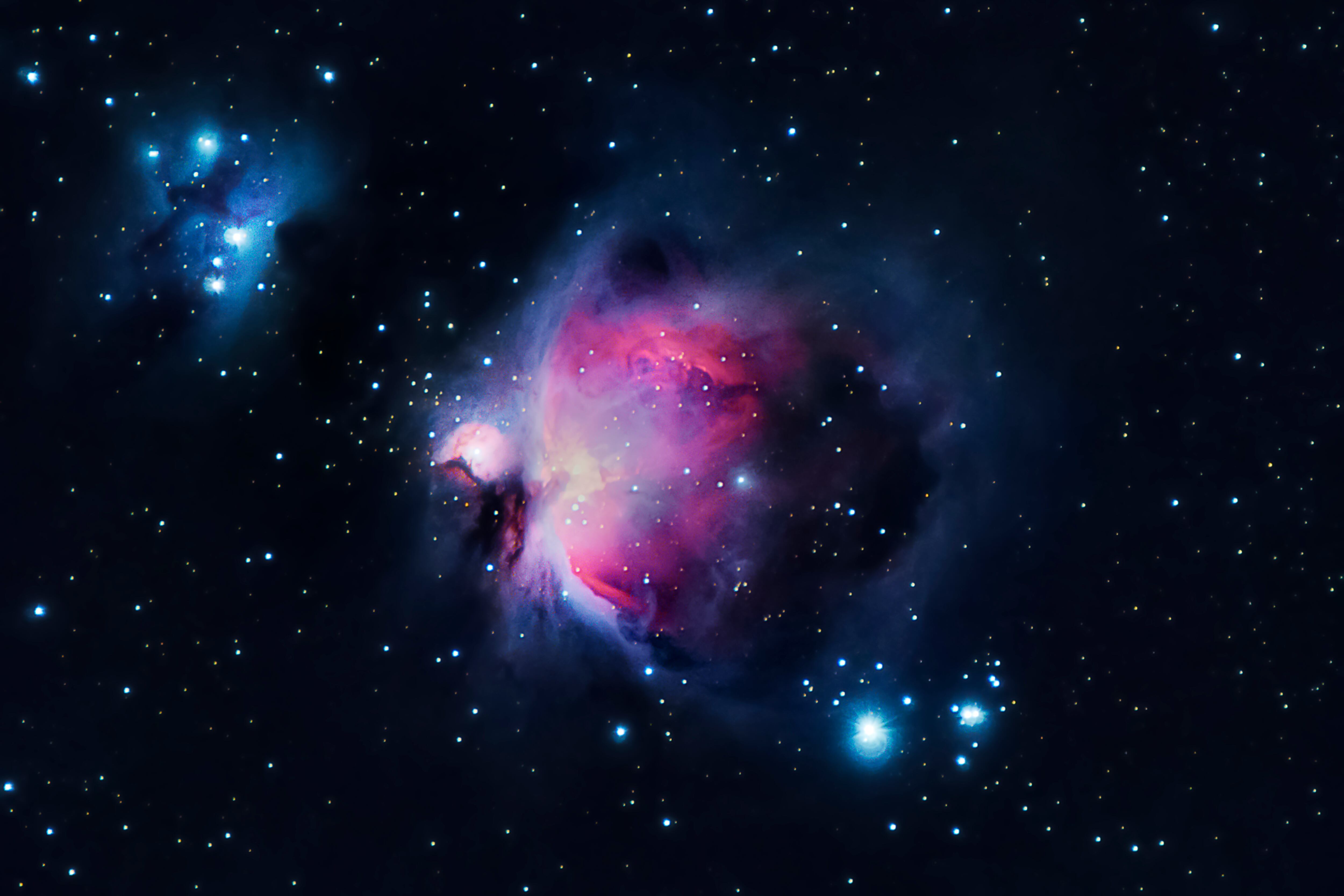 La nebulosa de Orión. Tomada en Nerja. Andalucía. Sur de España.