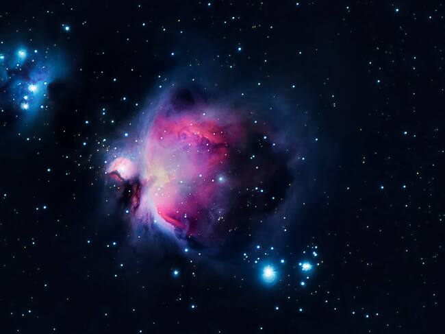 La nebulosa de Orión. Tomada en Nerja. Andalucía. Sur de España.