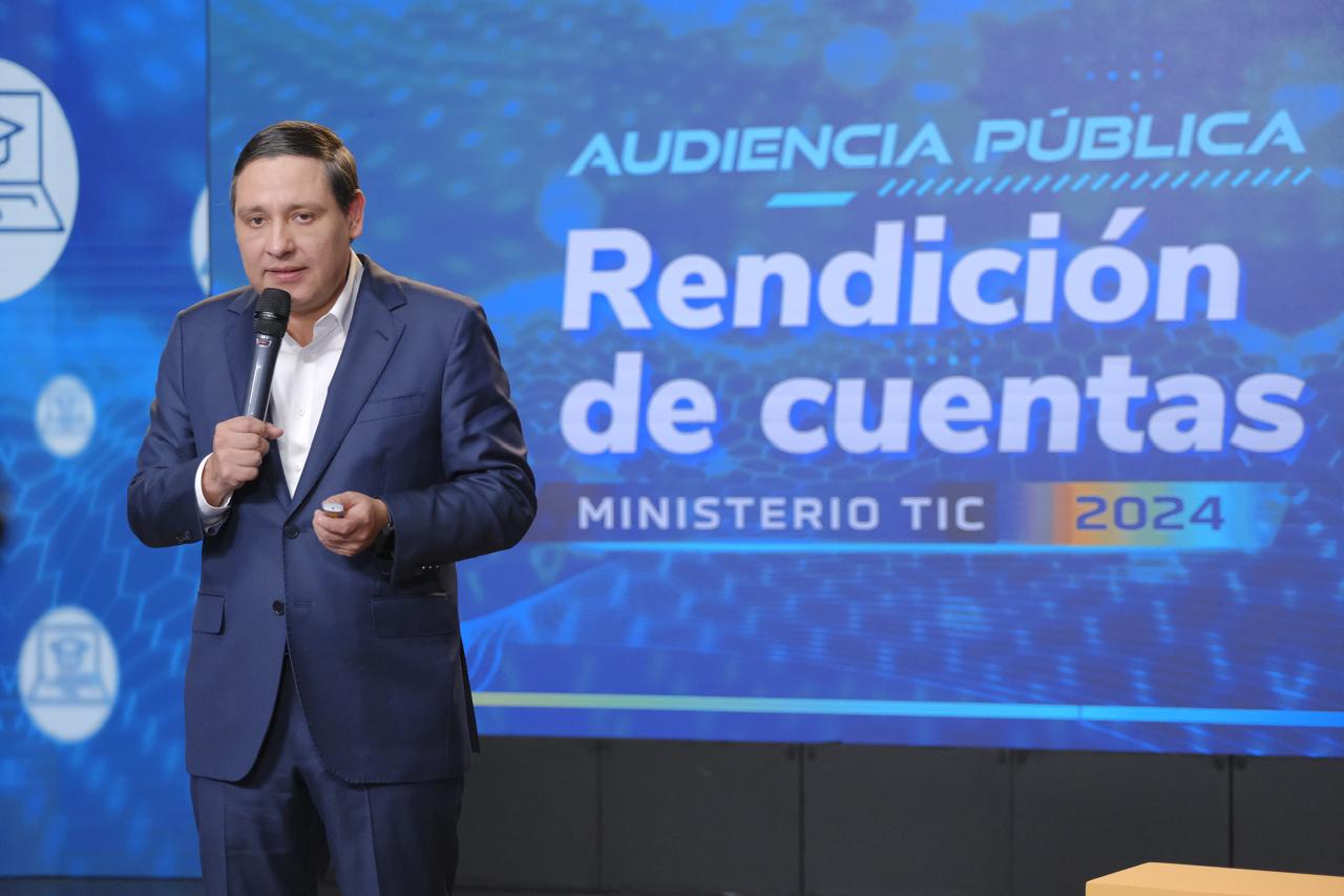 Ministro de las Tecnologías de la Información y las Comunicaciones (TIC), Mauricio Lizcano, rinde cuentas. (2024)