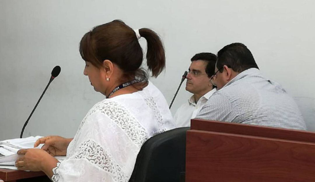 Ramses Vargas durante una de las audiencias.