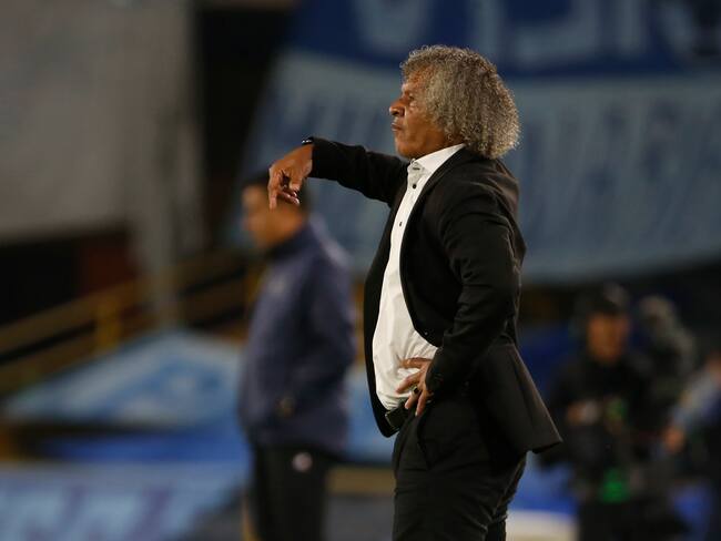 Alberto Gamero, director técnico de Millonarios. (Photo by John Vizcaino/VIEWpress)