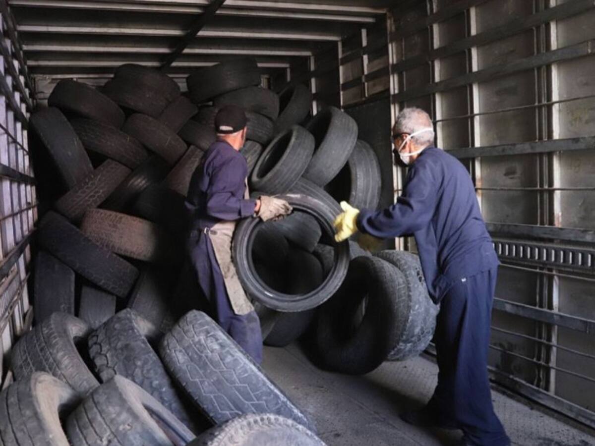 Durante el 2021 fueron recolectadas más de 14 mil llantas en Bogotá