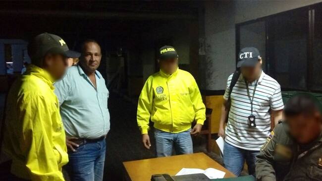 Otorgan detención domiciliaria a Wilfran Quiroz. Foto: Policía Cartagena