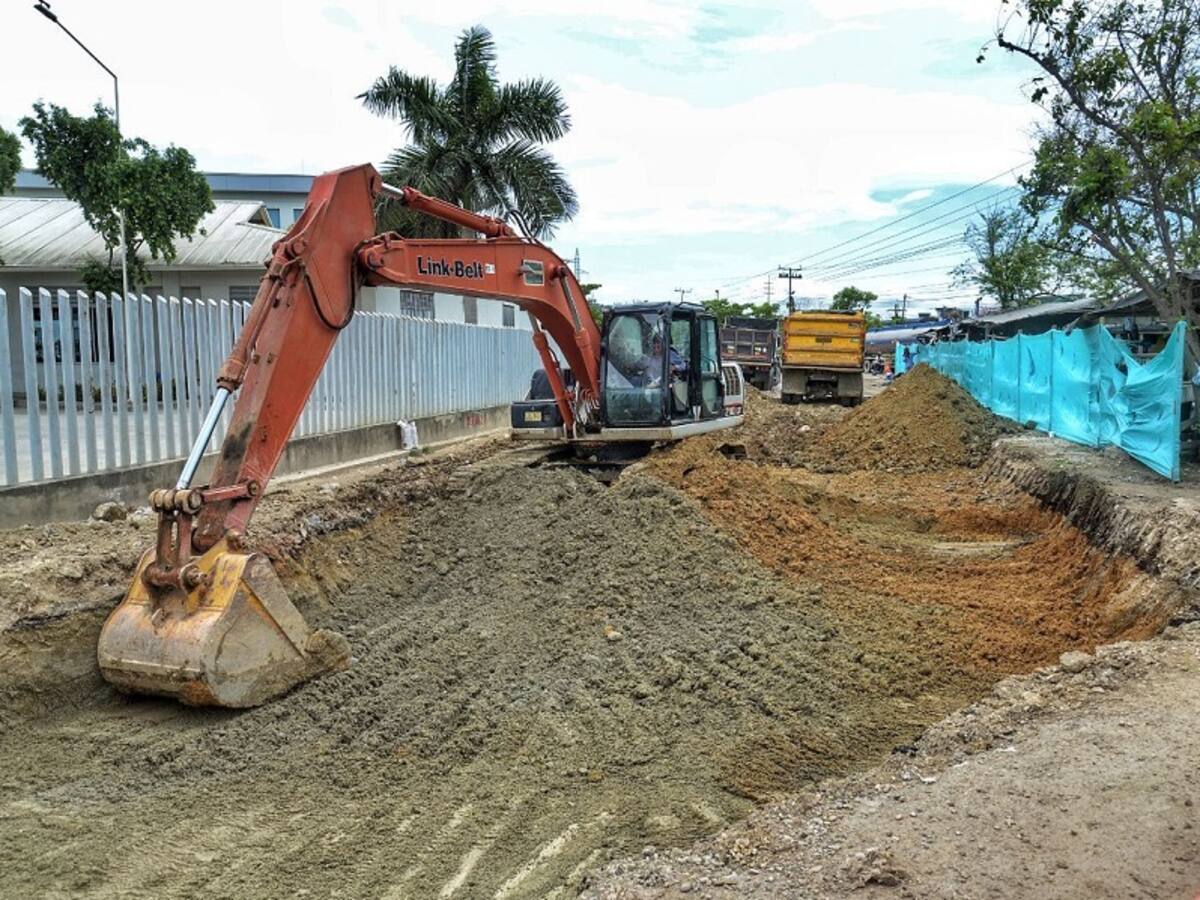 Alcaldía de Cartagena inició obras de pavimentación en vía Policarpa- Arroz Barato