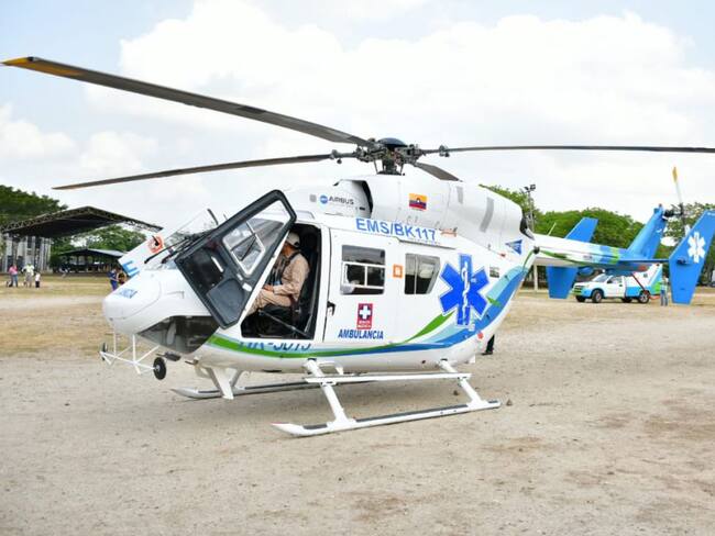 Exitoso traslado de paciente en helicóptero desde La Dorada hasta Manizales