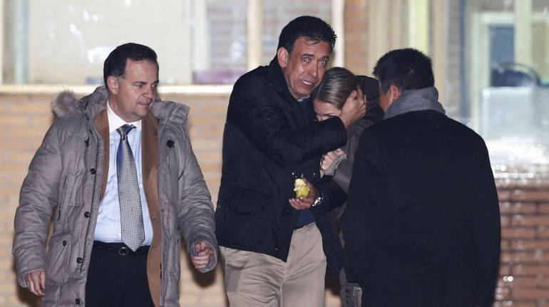 Humberto Moreira, al salir de la cárcel de Soto del Real.