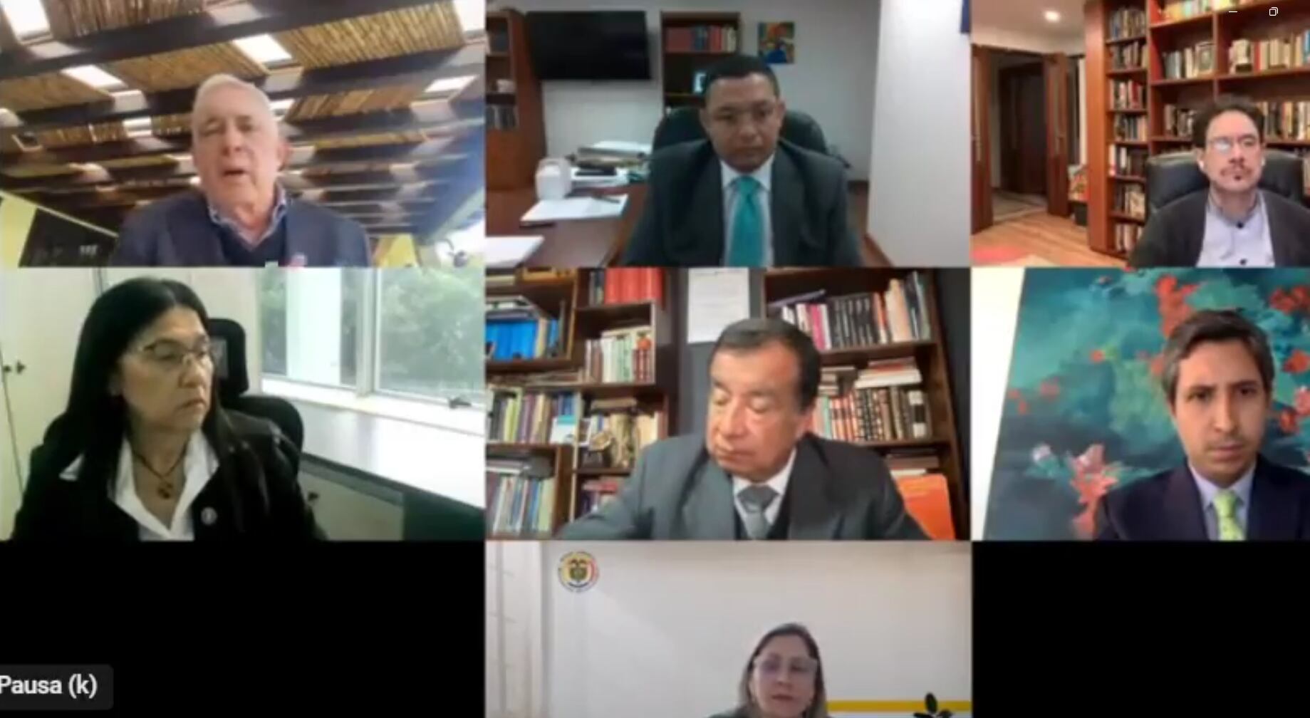 Audiencia de preparatoria de juicio en contra del expresidente Álvaro Uribe