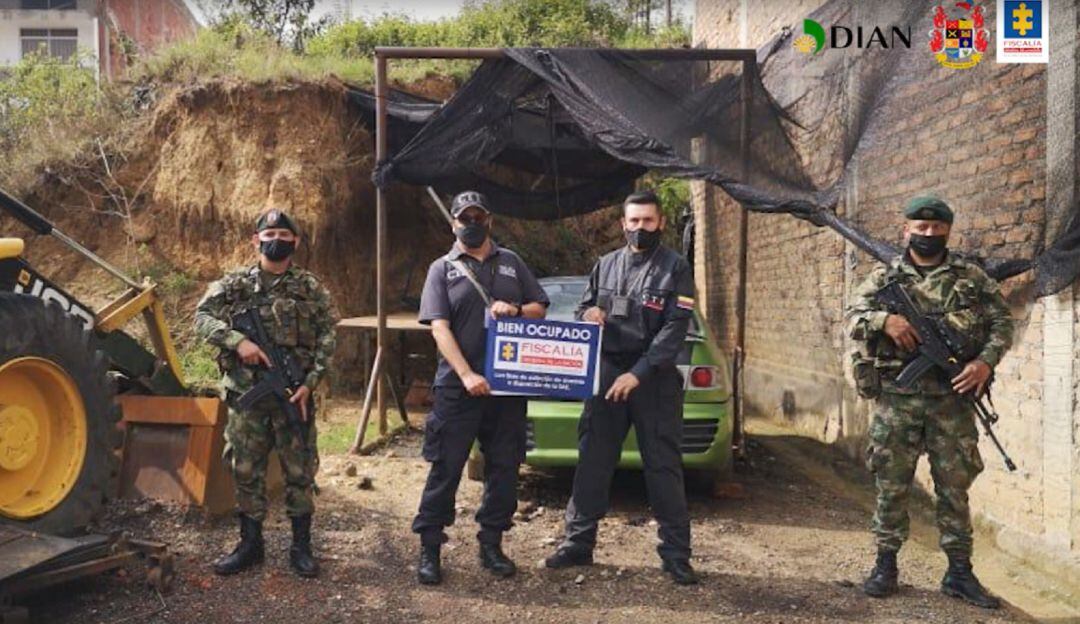 Los bienes ocupados, avaluados en 35 mil millones de pesos, están a disposición de la SAE.