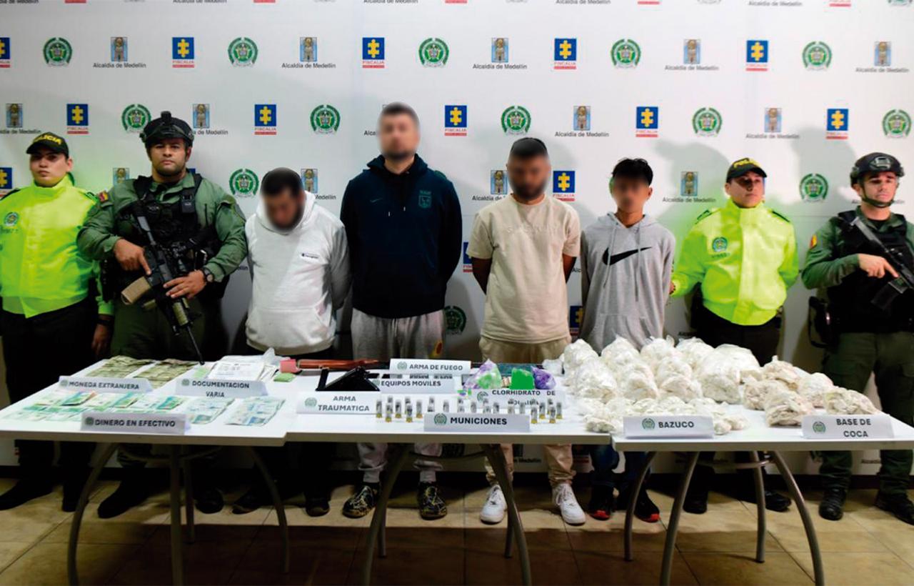 Captura del GDO Caicedo. Foto: Policía Meval.