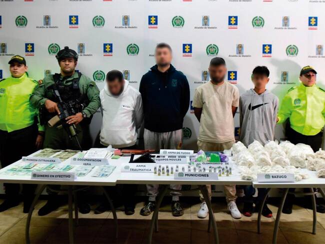 Captura del GDO Caicedo. Foto: Policía Meval.