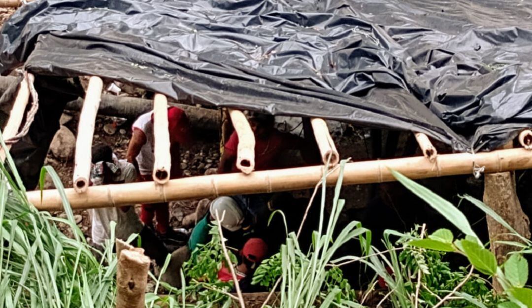 Rescate de mineros en Neira.