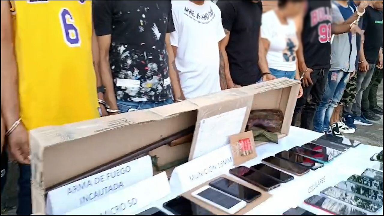 Fotografía suministrada por la Policía de Caldas