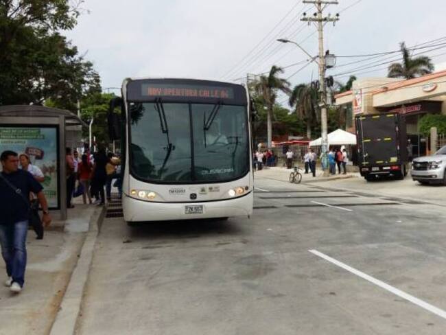 Transmetro retomó recorrido de rutas por la calle 84