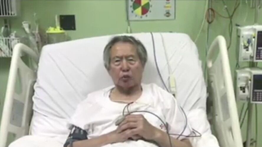 Alberto Fujimori cumplía una sentencia de 25 años de cárcel dictada en 2009. Foto: Agencia EFE