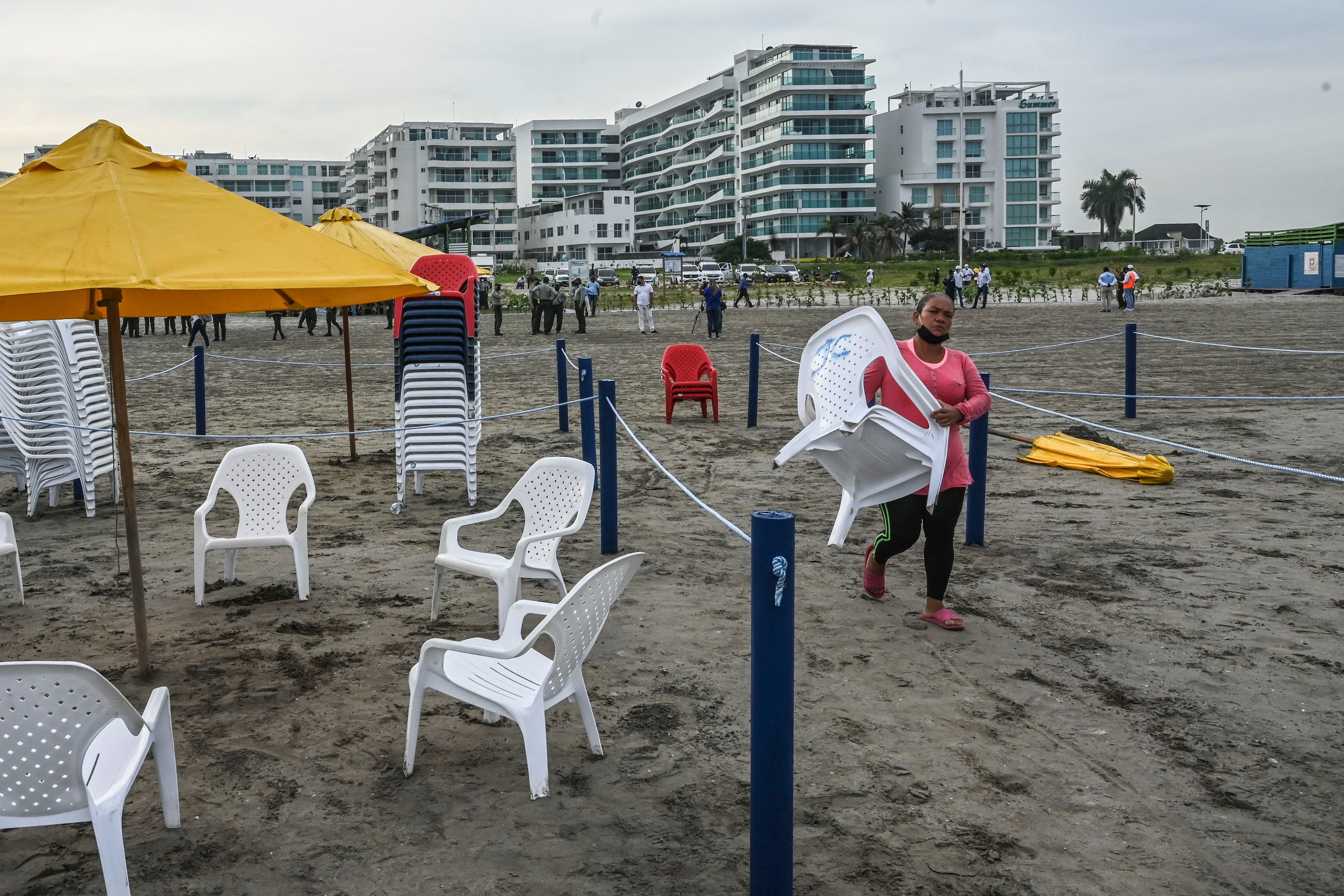 Playas de Cartagena. Foto: Joaquín Sarmiento/AFP via Getty Images.