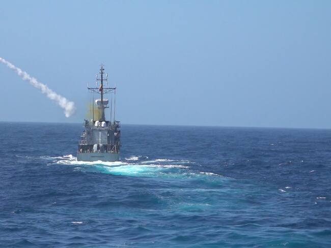 Misil antiaéreo disparado por primera vez en Colombia.