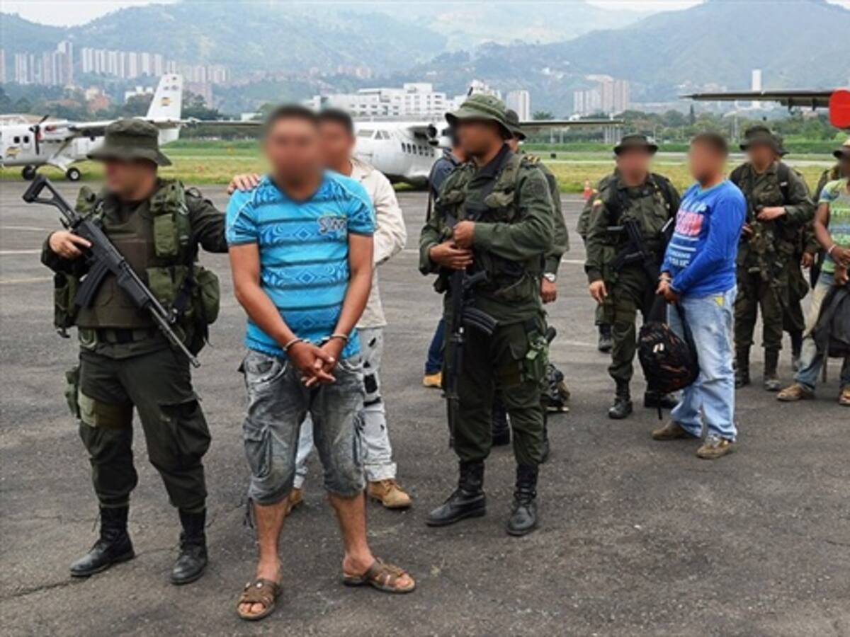Capturan a siete supuestos integrantes del Clan Úsuga en el Magdalena medio