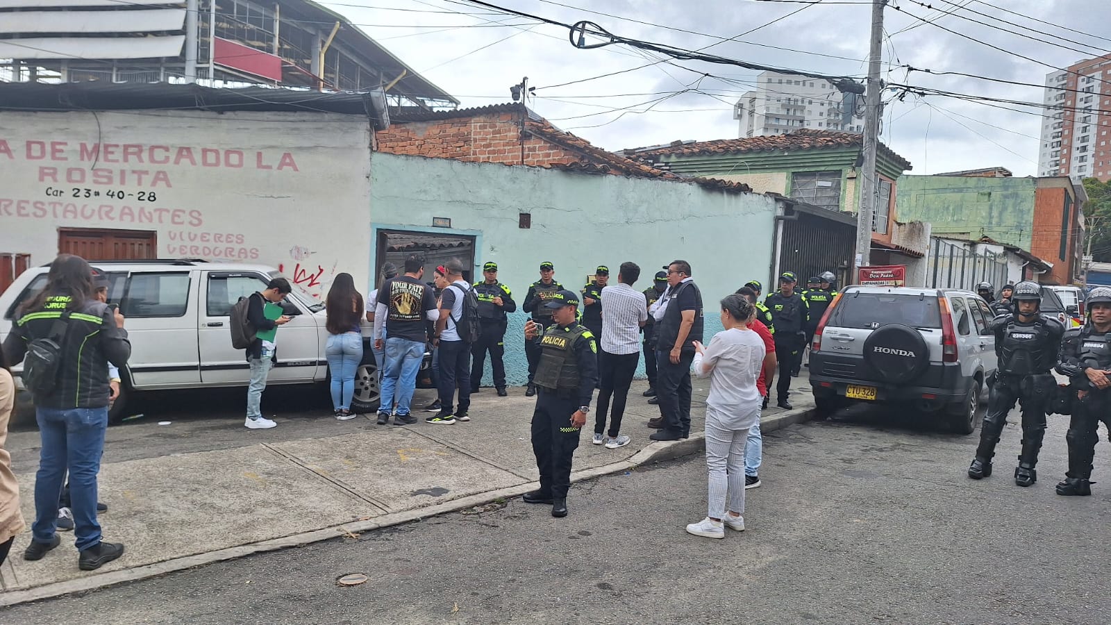 Desalojo de una vivienda en Bucaramanga