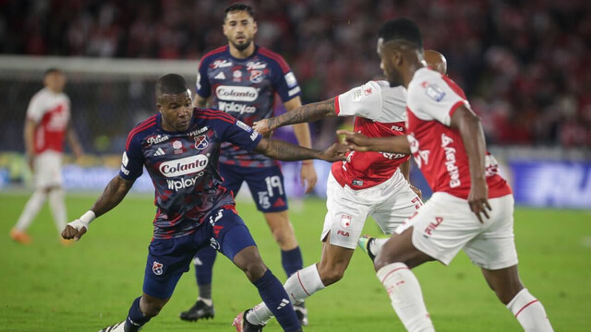 Medellín vs Santa Fe en la final de Liga Colombiana 2025: nóminas titulares para el partido de HOY