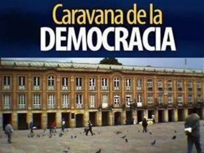 La Caravana de la Democracia está en Bogotá