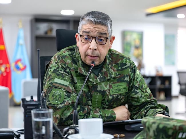 El general Hugo López. Foto: Ejército Nacional