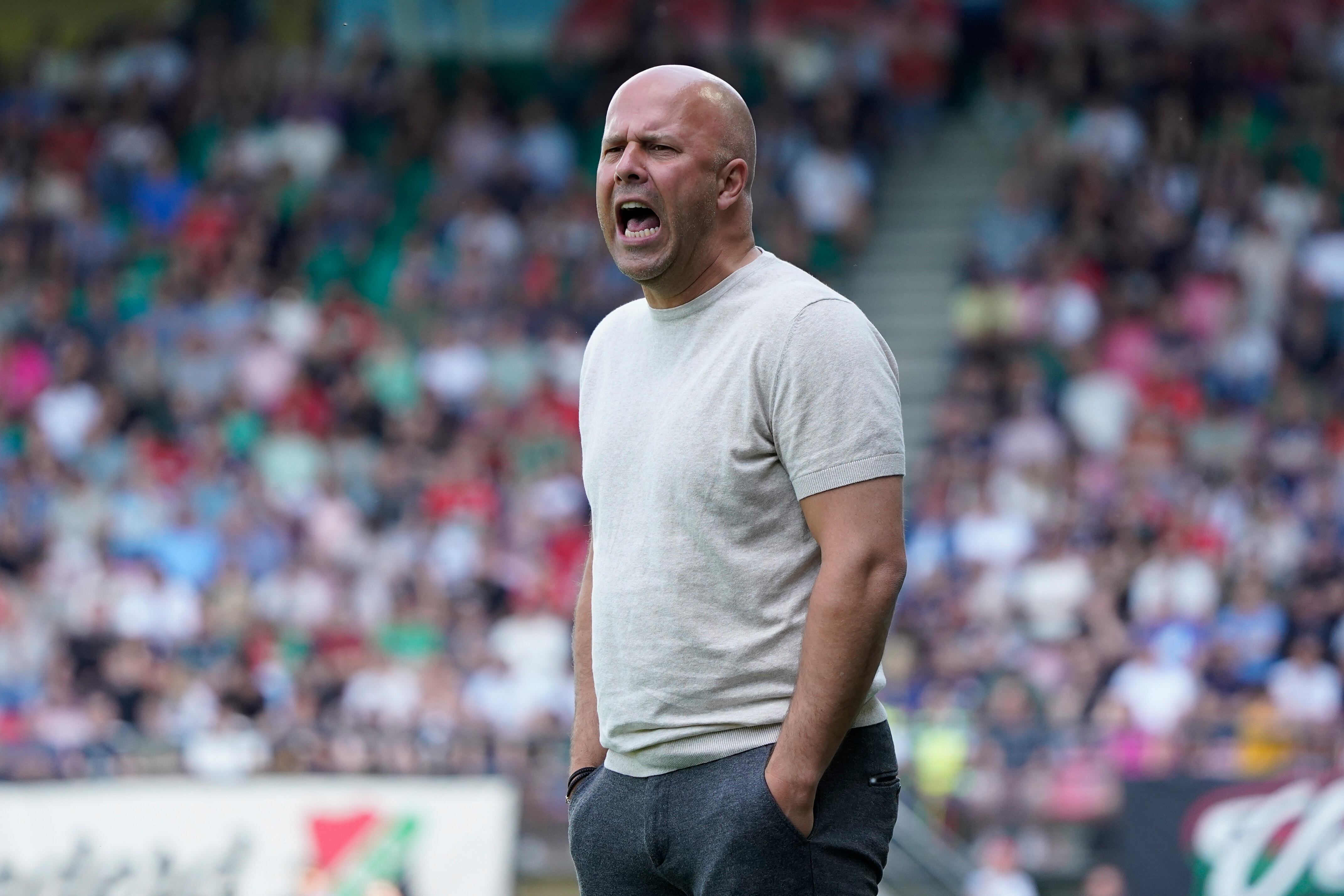 Arne Slot.  (Photo by Marcel Bonte/Soccrates/Getty Images)