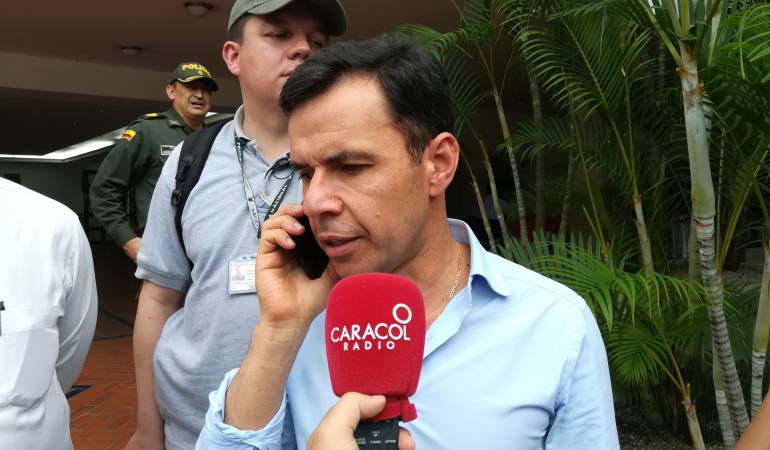 El ministro del Interior Guillermo Rivera Flórez