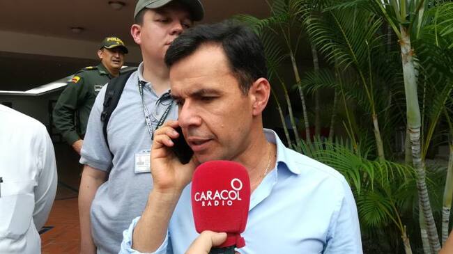 El ministro del Interior Guillermo Rivera Flórez