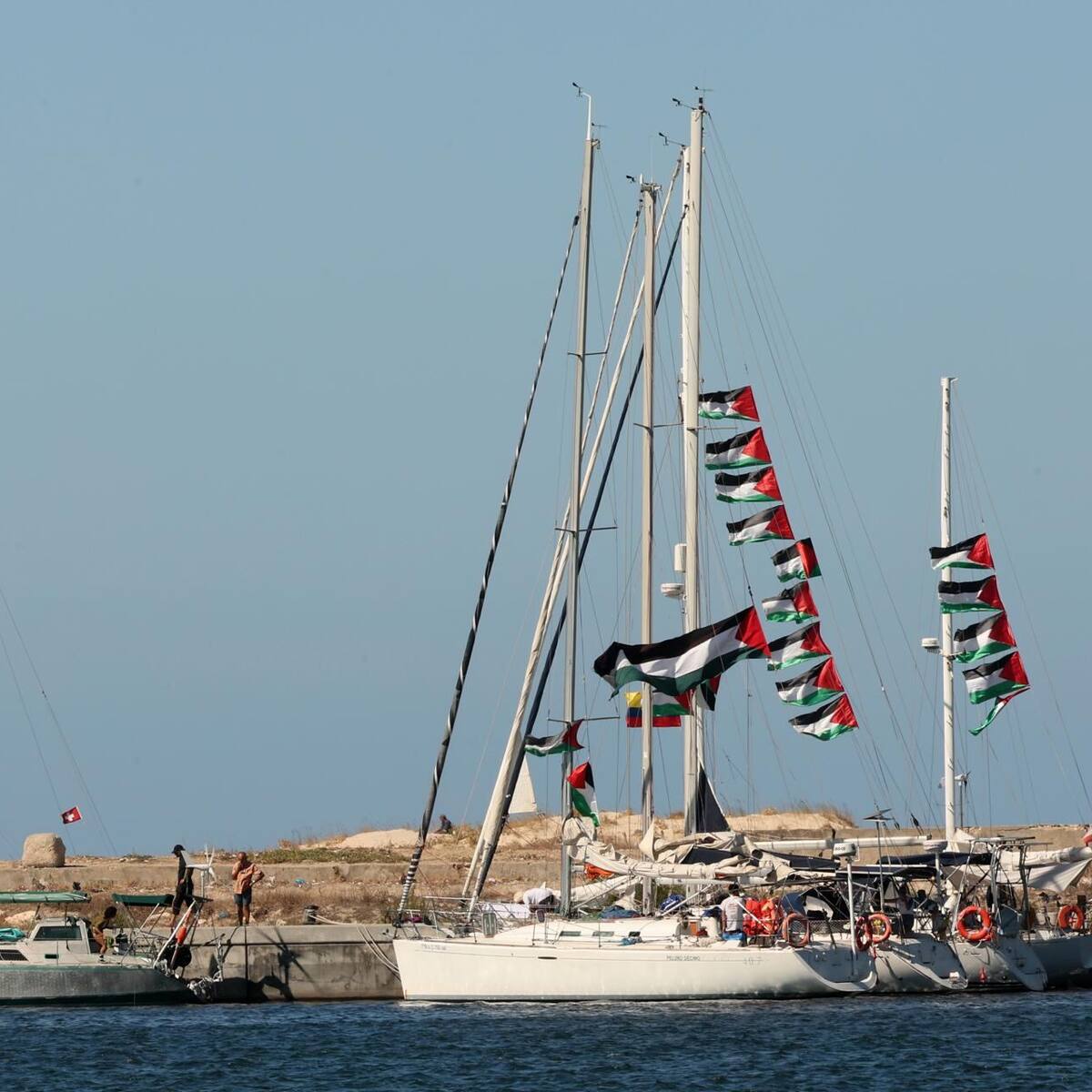 El Ejército israelí comienza a interceptar los barcos de la Flotilla rumbo a Gaza