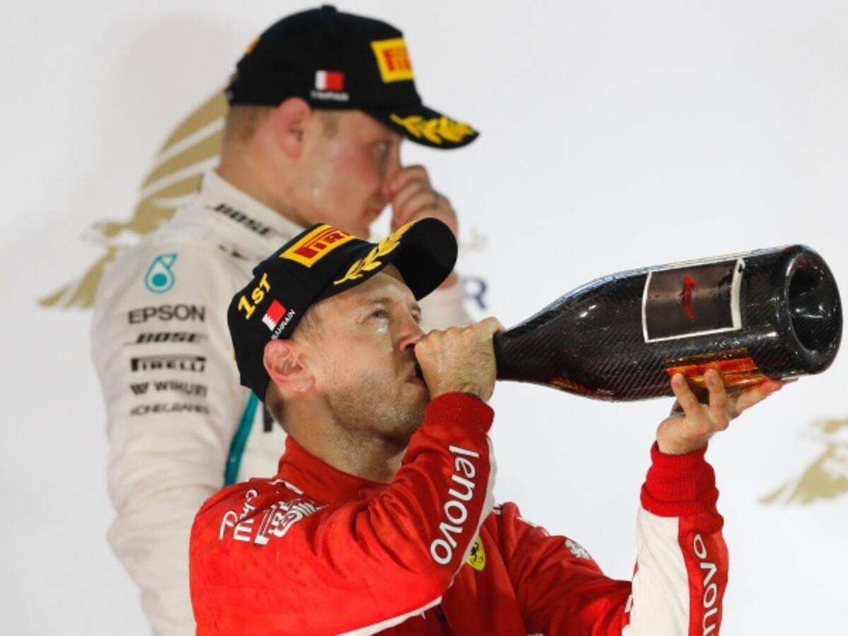 Vettel refuerza su liderato al ganar en Barein; Alonso fue séptimo