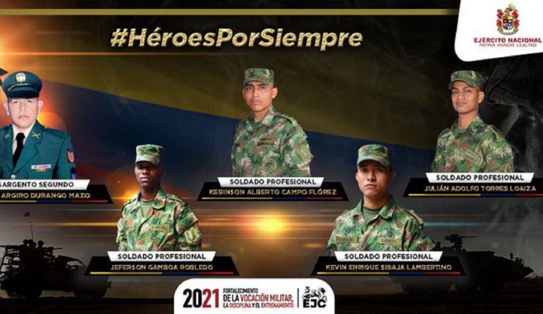 Soldados asesinados en Arauca