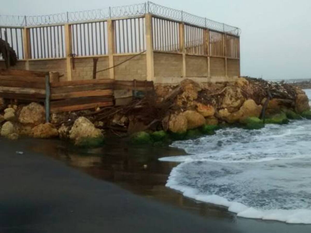 Cierran playas en el Atlántico, por fuertes vientos