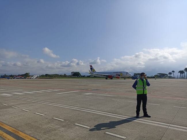 Días soleados en Armenia, pista Aeropuerto El Edén