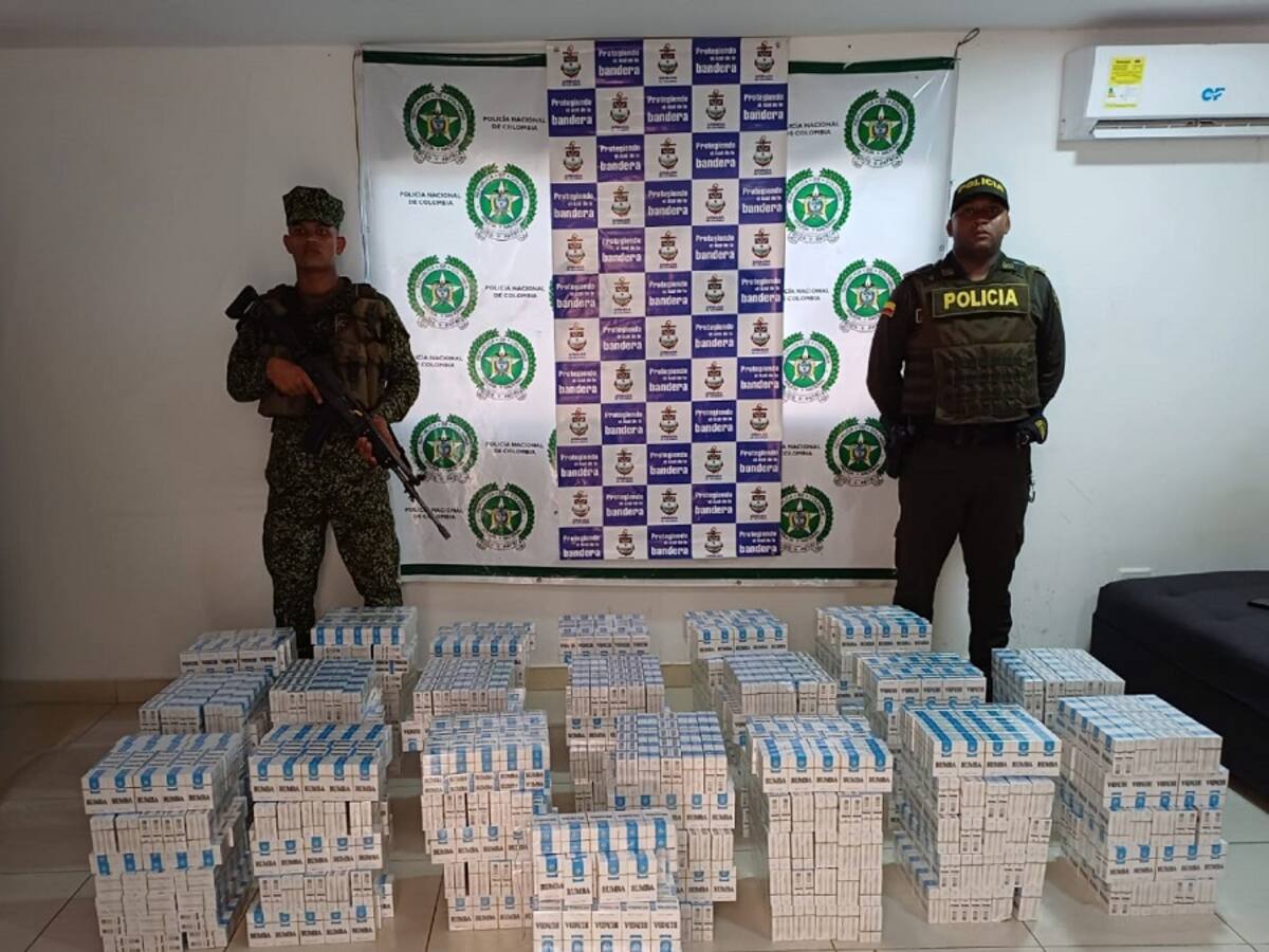 Incautaron más de cinco mil cajetillas de cigarrillos de contrabando en Bolívar