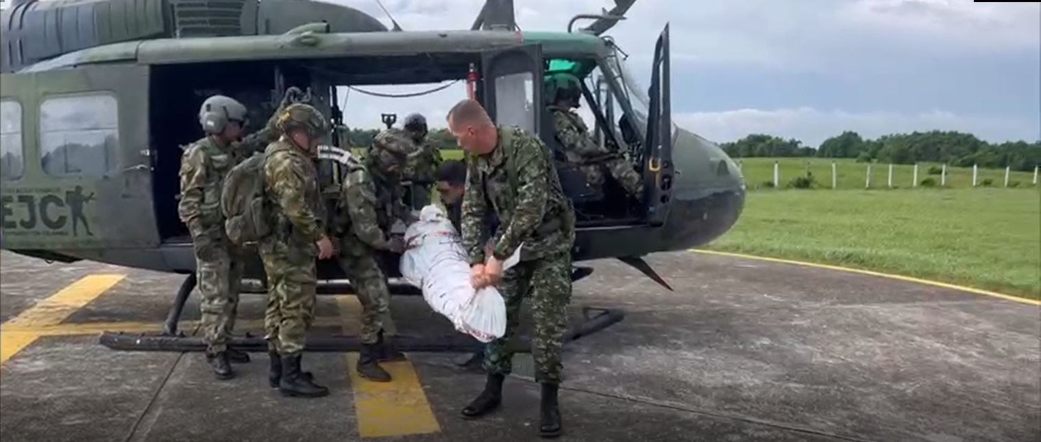 Presunto cabecilla dado de baja en Cáceres- foto ejército