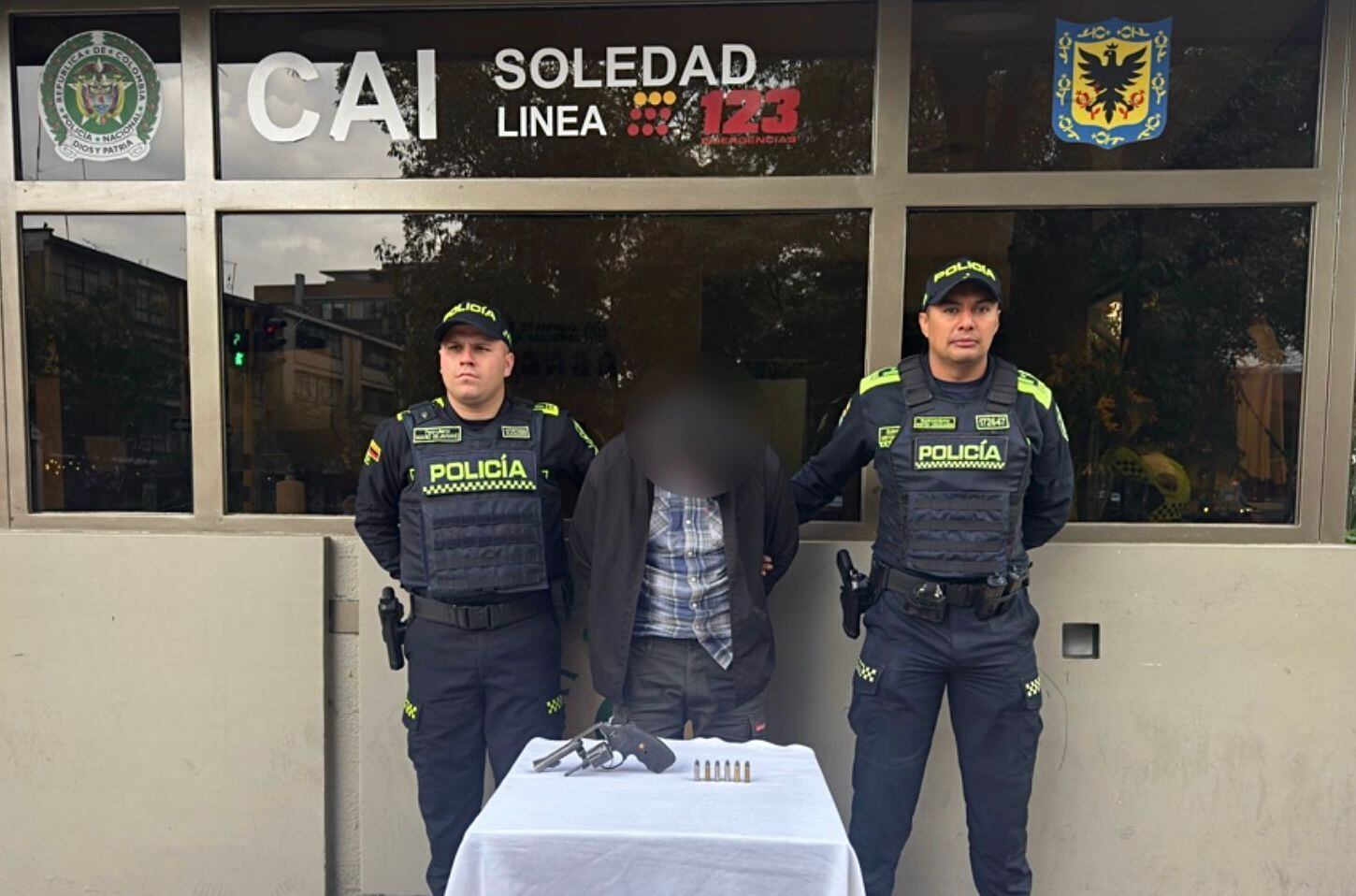 Persecución en Bogotá: presunto ladrón intento huir con un arma de fuego
