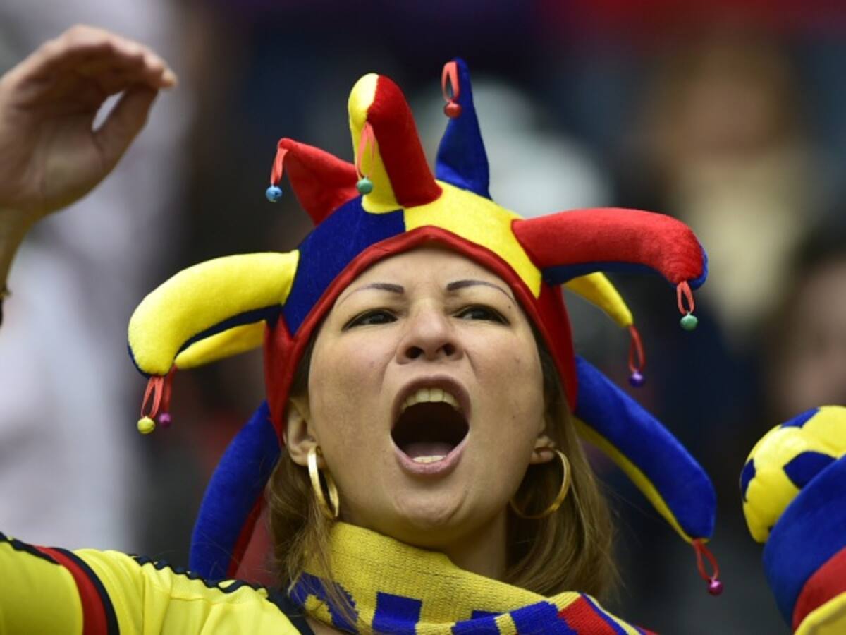 Sentimiento tricolor: así alientan los hinchas a Colombia en Kazán