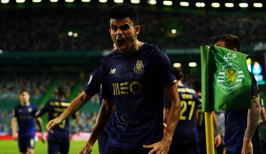 Luis Díaz anotó gol del empate en el clásico ante Sporting Lisboa