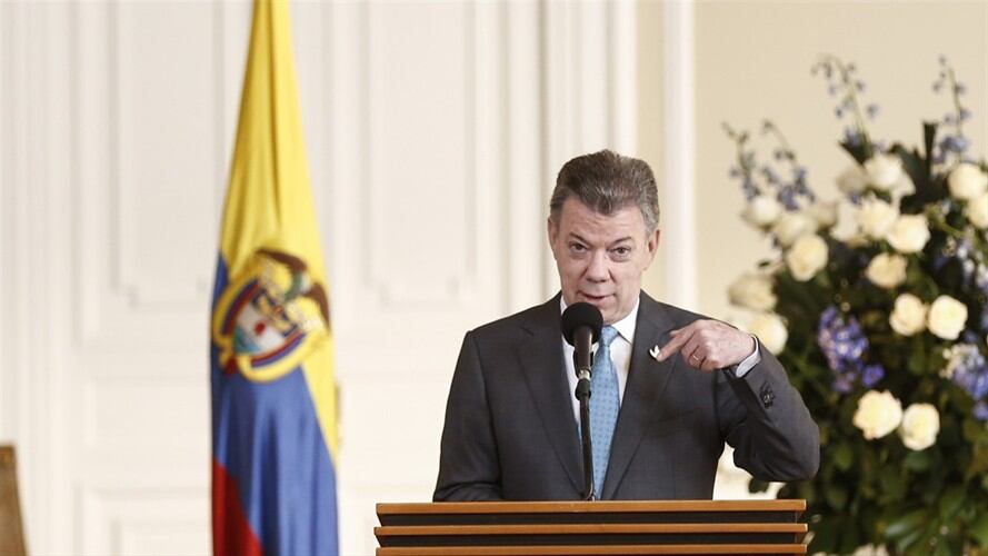 El presidente Juan Manuel Santos. Foto: Colprensa